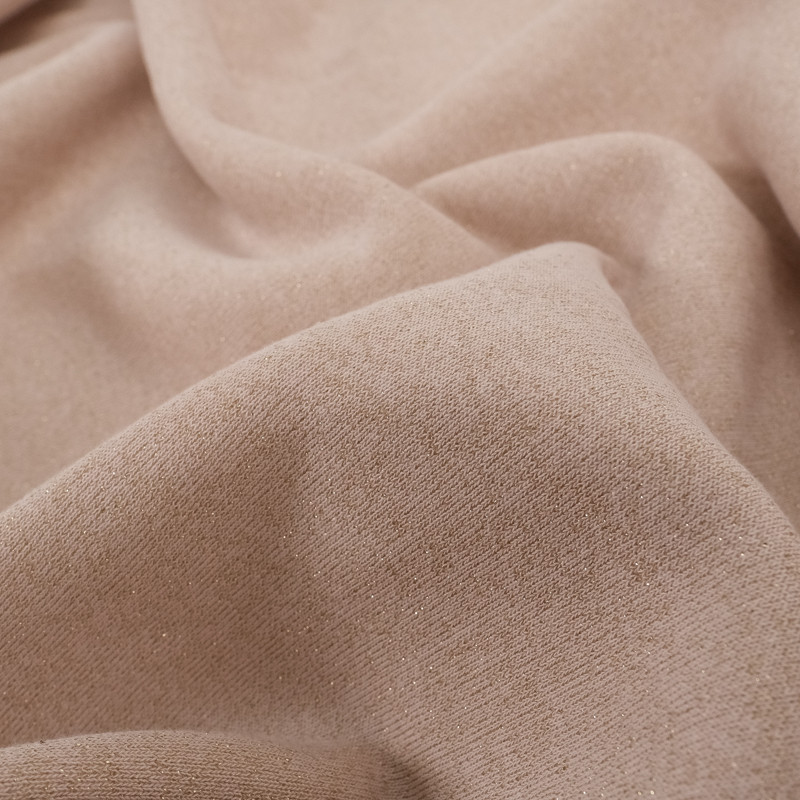 Silver Marshmallow French Terry Lurex Sweatshirt - Maison Klem